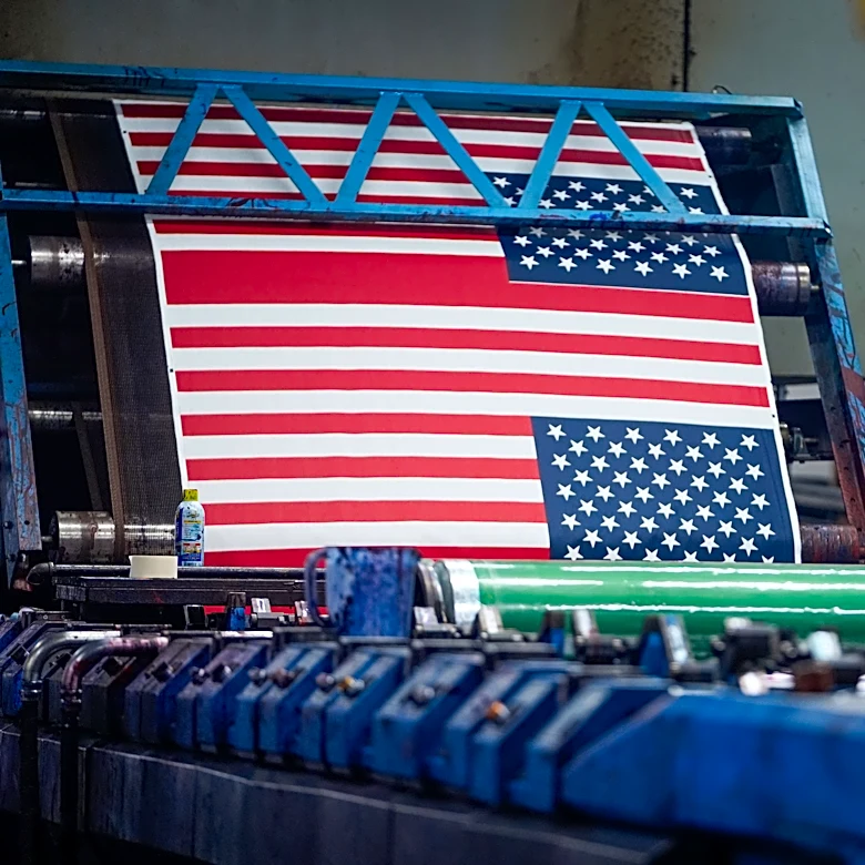 They make American flags. Here's what it means to them