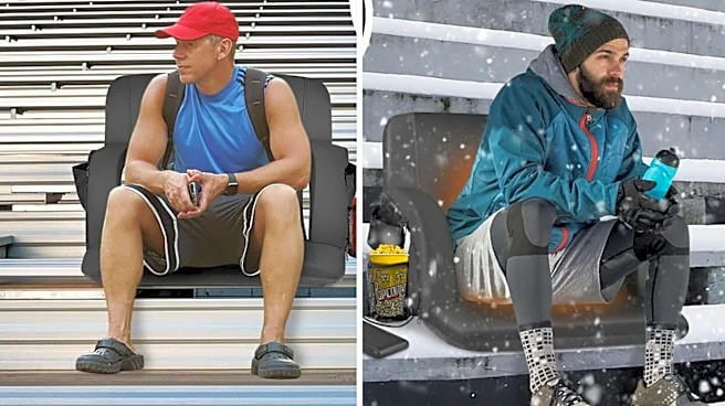 Say goodbye to cold, hard bleachers with these heated stadium seats