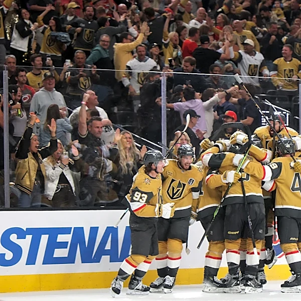 Hurricanes-Golden Knights double-OT thriller ends on bizarre Shea Theodore goal