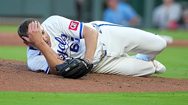 Royals pitcher Seth Lugo exits game after taking 107 mph line drive to face
