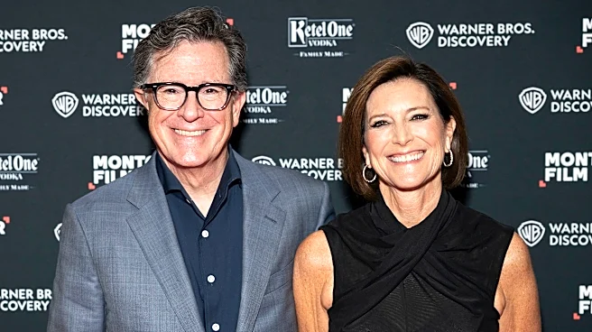 Stephen Colbert dances to ABBA, sings to wife Evie post-'Late Show'