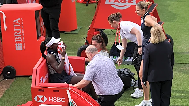 Victoria Mboko's knee injury ends Queen's club doubles run with Serena Williams