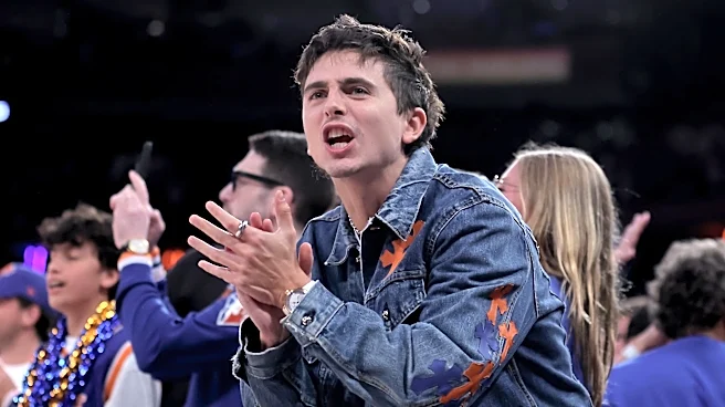 'Way rather this than the Oscars': Timothée Chalamet celebrates Knicks' championship