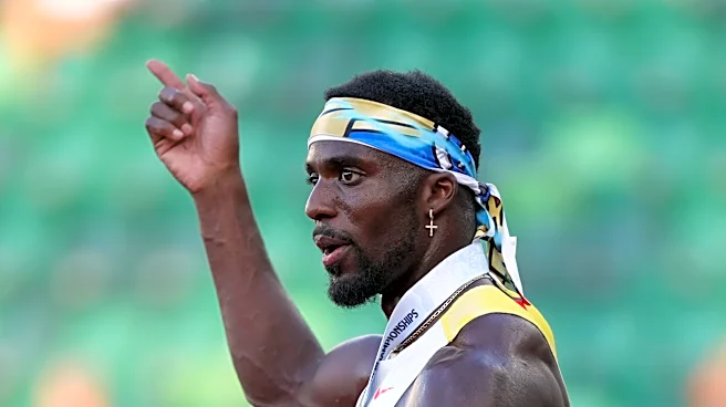 Kenny Bednarek wins gold at Los Angeles Grand Prix