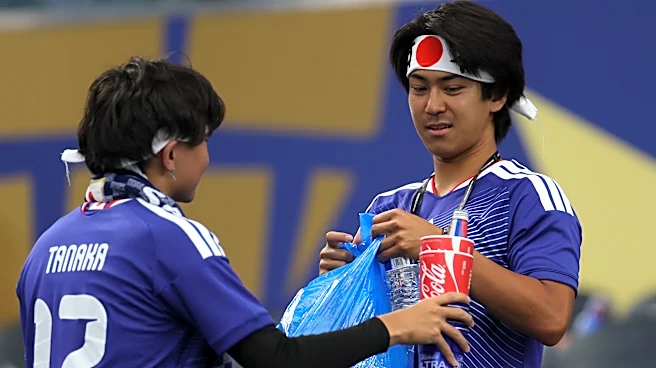 Japan soccer fans clean up Texas stadium after World Cup. Why they do it