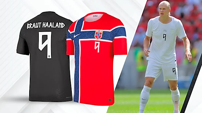 Erling Haaland scores two goals in World Cup opener, shop his jerseys