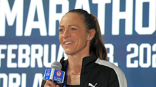 Olympic medalist Jenny Simpson collapses after pacing mile group, remains hospitalized