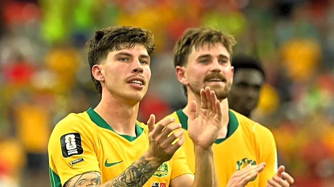 Why does Australia wear yellow and green at the World Cup?