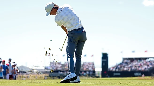 Teenage amateur Miles Russell gets dad to caddie final hole of US Open