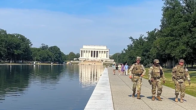 Here's what the Reflecting Pool looks like today. It's less green
