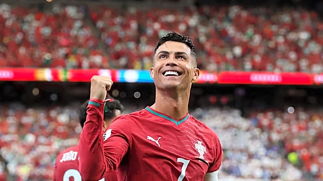 Cristiano Ronaldo ignores Lionel Messi question after Portugal brace