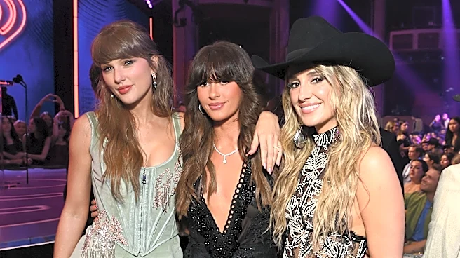 Taylor Swift joins Lainey Wilson in surprise 'Love Story' duet at NFL event