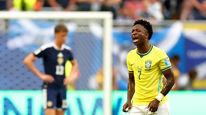 Vinícius Jr. opens scoring for Brazil after awful Scotland error