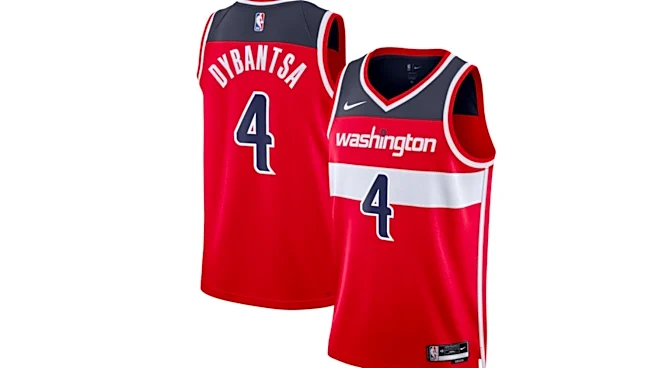 Shop AJ Dybantsa's new Washington Wizards 2026 NBA jersey