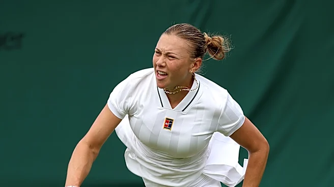 Amanda Anisimova leads American charge into Wimbledon second round
