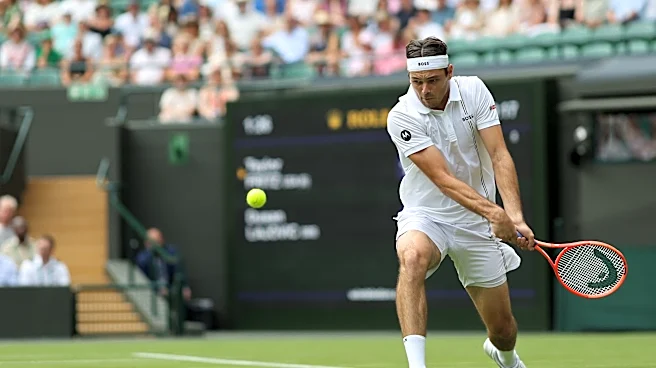 How have American players fared today at Wimbledon?