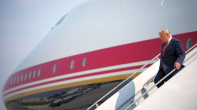 See photos of Trump take maiden flight in Qatar-gifted Air Force One