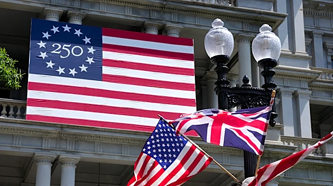 Patriotic tributes mark America's 250th anniversary