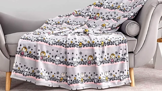 This $20 Peanuts throw is the coziest deal I found for the 4th of July