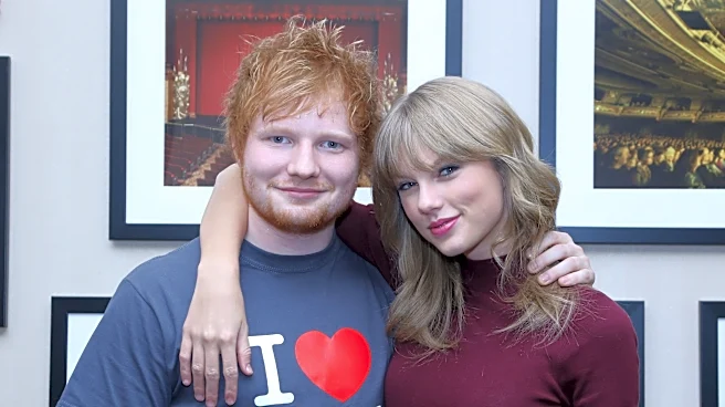 Ed Sheeran arrives at Taylor Swift's wedding in bright suit: Photos