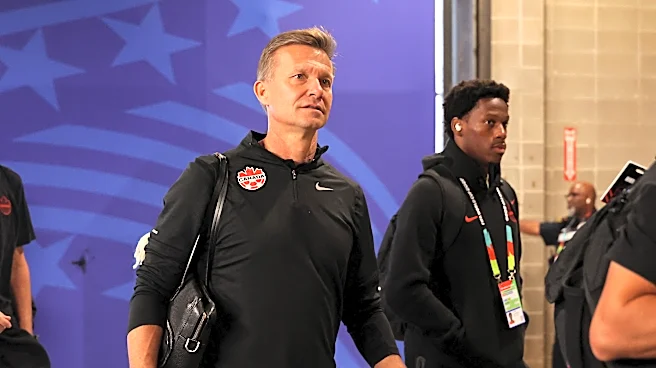 Canada coach Jesse Marsch pushes camera after World Cup loss to Morocco