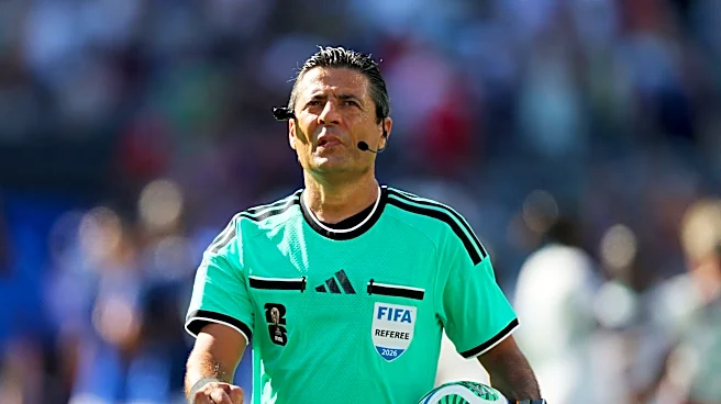 Who is the referee for Mexico vs England in World Cup round of 16?