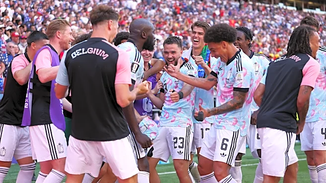 Belgium players cap USA World Cup defeat with Trump dance