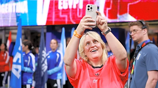 USWNT coach Emma Hayes is like any other soccer fan after meeting Messi, Salah