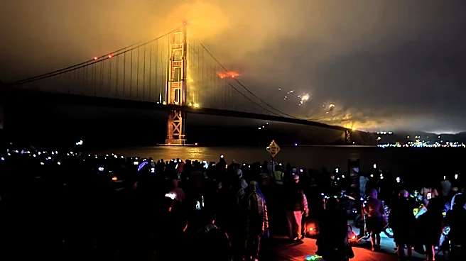Why did San Francisco's historic fireworks end in massive gridlock?