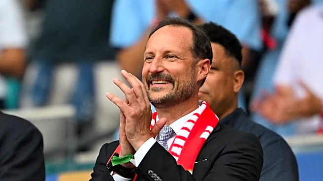Crown prince of Norway on hand for World Cup quarterfinal vs. England