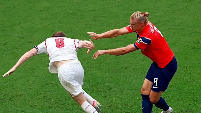 Norway goal vs. England waved off after VAR review shows foul on Erling Haaland