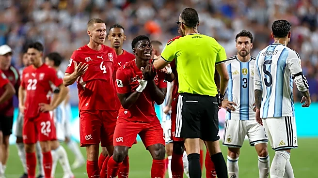 Why did Switzerland get a red card? Breel Embolo sent off vs. Argentina