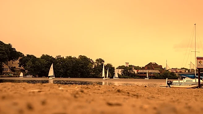 Why is the sky yellow? It's wildfire smoke again.