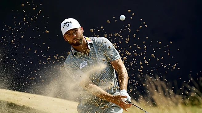 Sam Burns' chip-in finish sparks record-tying 62 at Open Championship