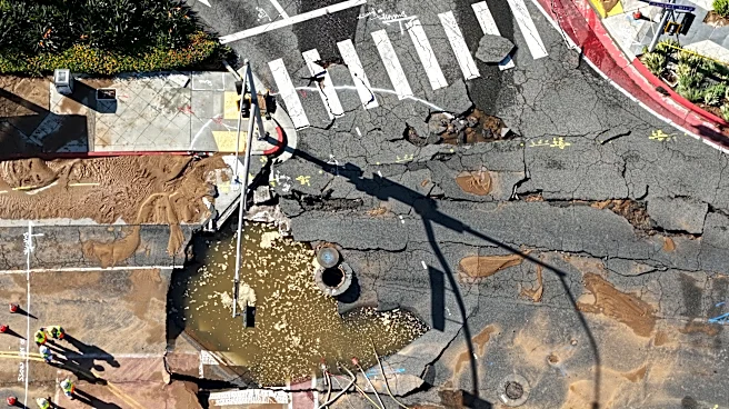Videos, photos show massive sinkhole in West Hollywood area near LA