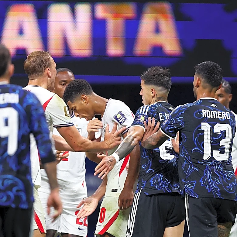 Why did England's Jude Bellingham smack Argentina's Valentin Barco?