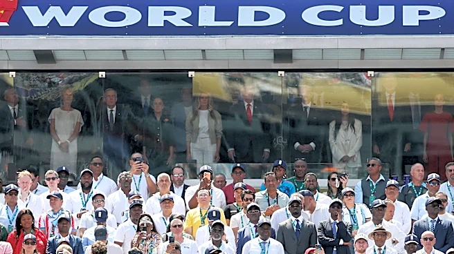 Who is sitting with President Donald Trump at World Cup final?