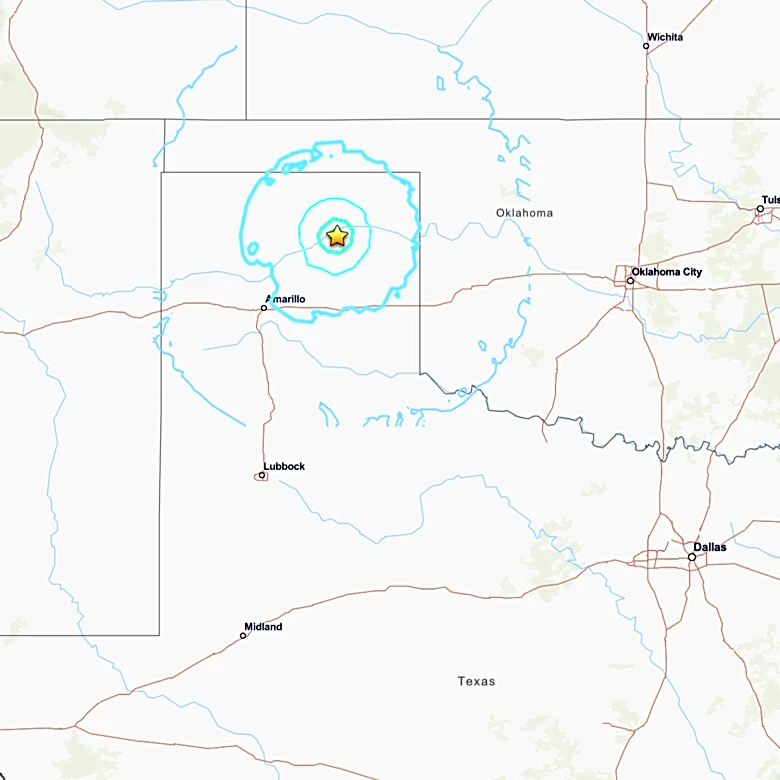 Texas Panhandle rattled by 5.1-magnitude earthquake