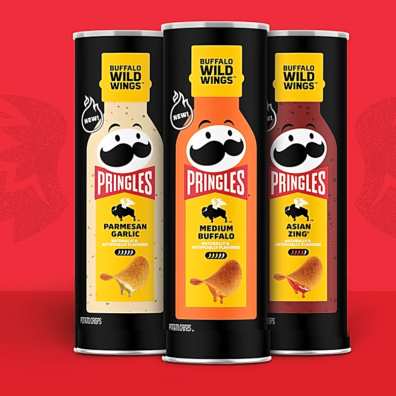 Pringles, Buffalo Wild Wings team up on 3 new flavors