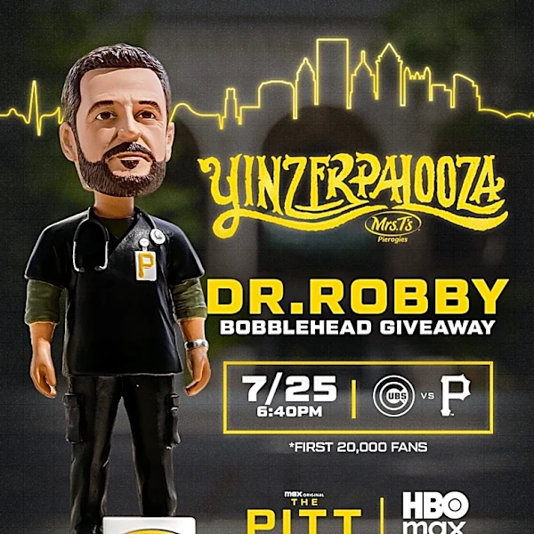 Pirates' Yinzerpalooza weekend includes Dr. Robby bobblehead giveaway