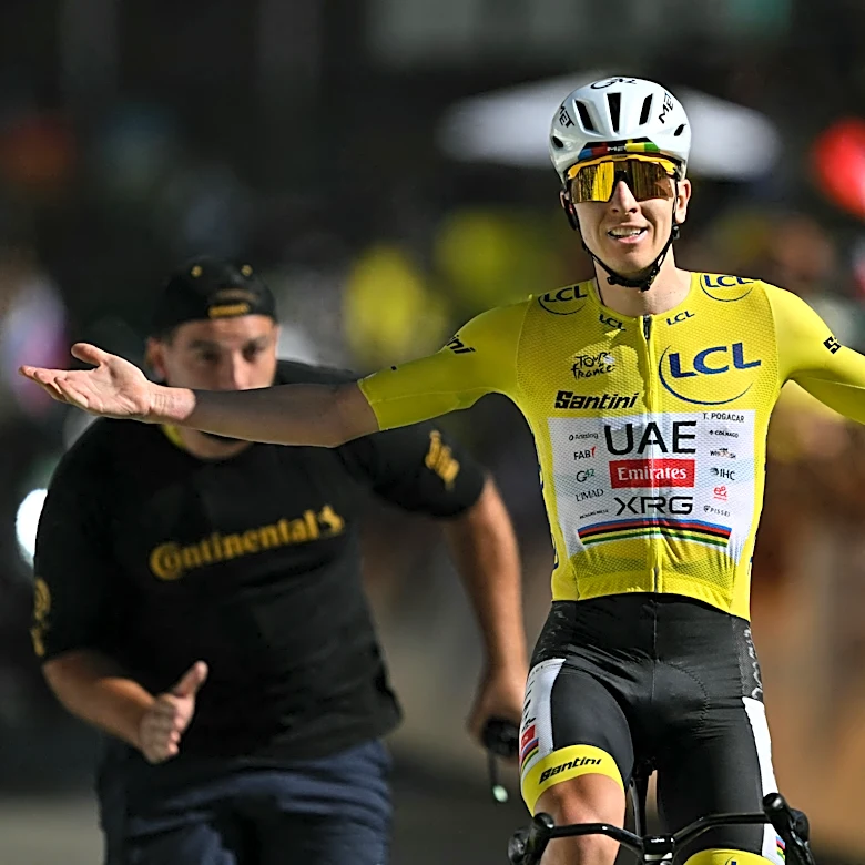 Tadej Pogacar delivers a masterful performance to win Stage 19 of the Tour de France