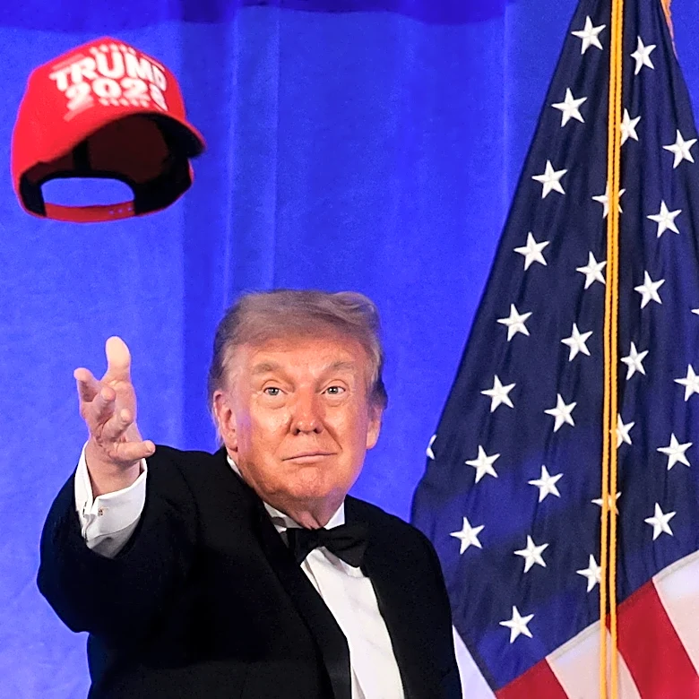 Trump' goes on AI post spree, showing 2028 hats, Iran war images