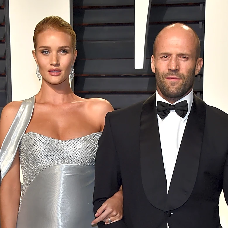 Rosie Huntington-Whiteley gives rare glimpse at life with Jason Statham, kids