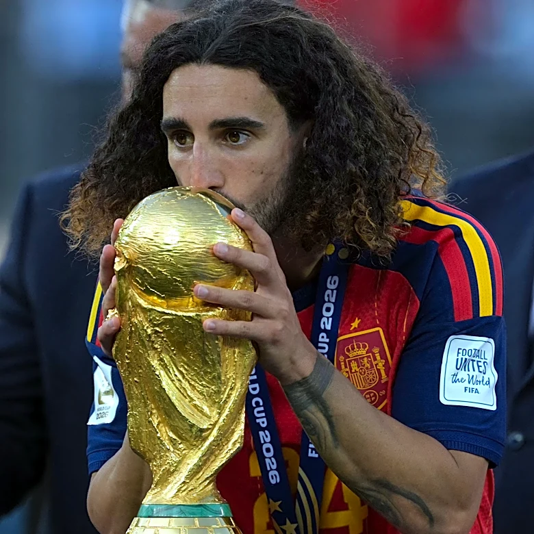 Spain's Marc Cucurella keeps promise with tattoo of coach after World Cup win