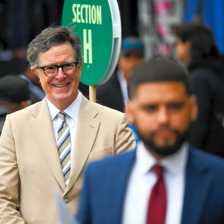 Stephen Colbert receives anti-censorship award after 11-year 'Late Show' run