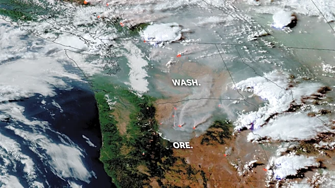 Washington, Oregon battles fast-moving wildfires. Maps track path
