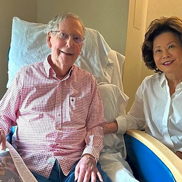 Mitch McConnell shares health update, says he's been discharged