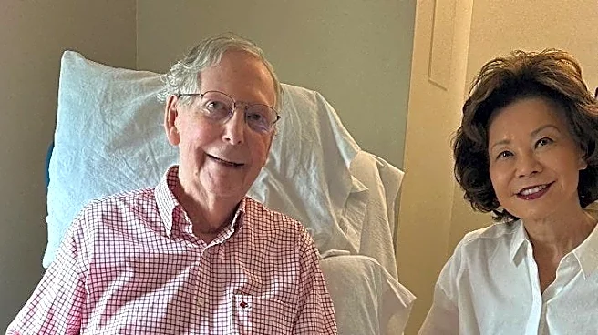 Mitch McConnell shares health update, says he's been discharged