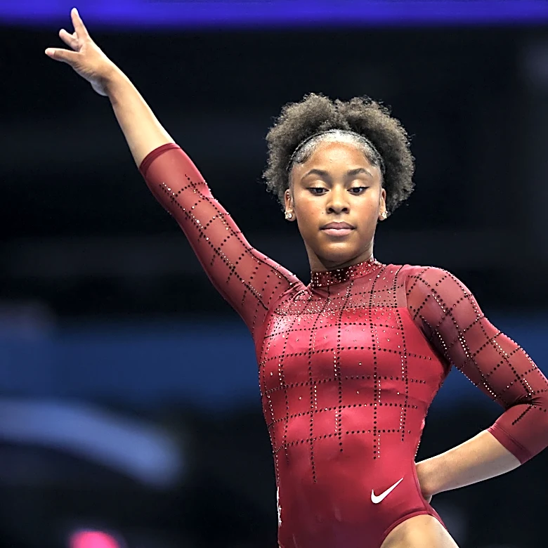 Skye Blakely shares US Gymnastics Championships lead after successful all-around return