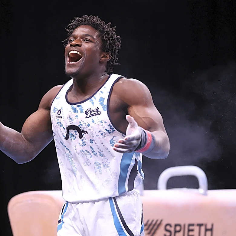 Paris Olympics bronze medalist Fred Richard wins first US all-around title